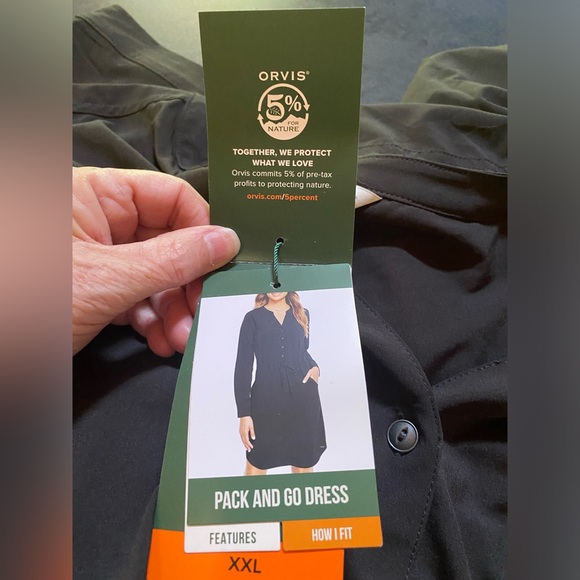🔥Orvis Pack & Go Black Dress🔥 NWT - Picture 10 of 16